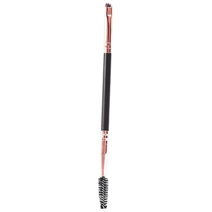 Banira 2In1 Eyebrow And Mascara Brush Lash Brush Soft And Synthetic Bristle Makeup Brush For Women (Black)