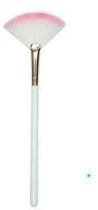 Datnasayad Fan Brush For Face Makeup Highlighter, Professional Wooden Makeup Brush (Pack Of 1)