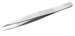Mini 3 Stainless Steel Fine Point Eyebrow/Splinter Tweezers - Solid/Classic Design