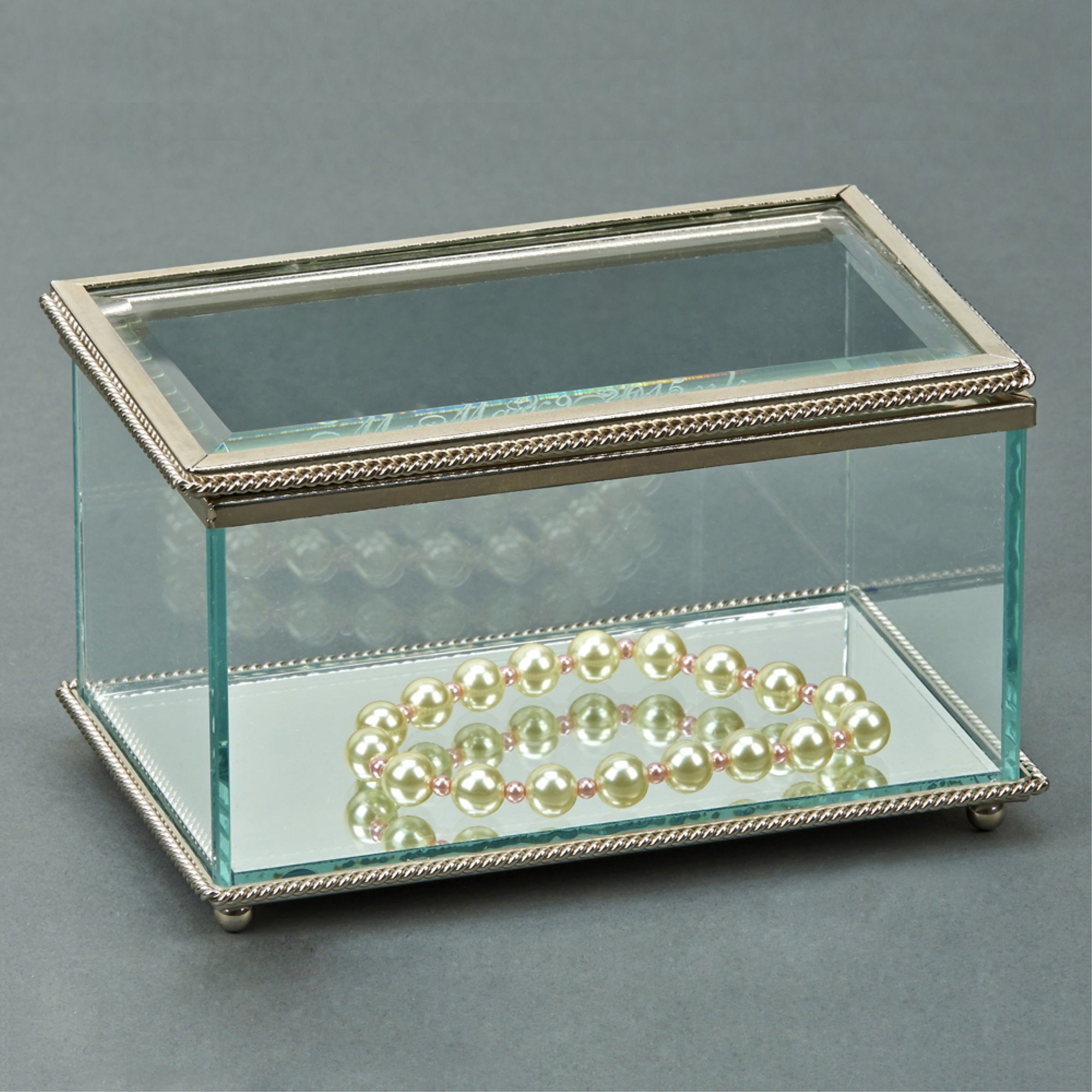 Rectangular Hinged Box, Glass 5.25