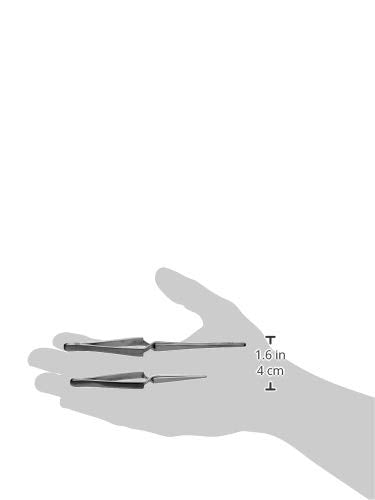 Steelman 5-Piece Utility Tweezer Set For Automotive, Electronics, And Hobby Use, Includes Angled, Self-Closing, Heat-Resistant,