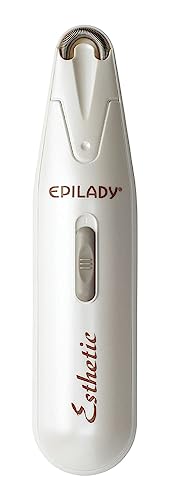 Epilady Esthetic Compact Facial Epilator | For Women Hair Removal Remover Face W/ Cleaning Brush, Case Peach Fuzz