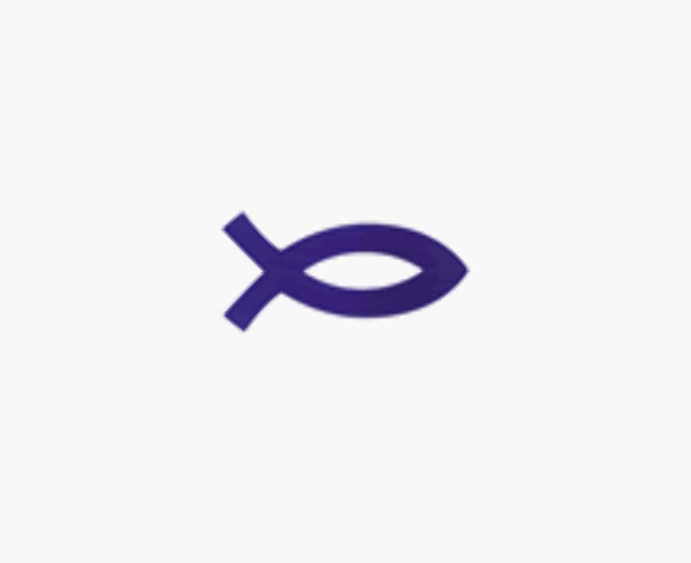 Jesus Fish Tanning Stickers 1000 ct Roll