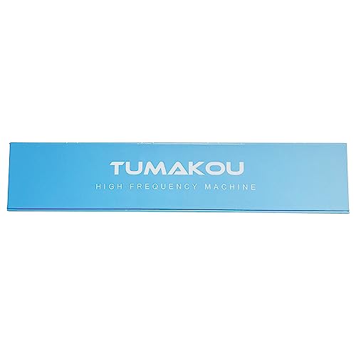 High Frequency Facial Wand - TUMAKOU Portable Handheld Blue High Frequency Facial Machine - 4 Different Blue Glass Tubes for Ski