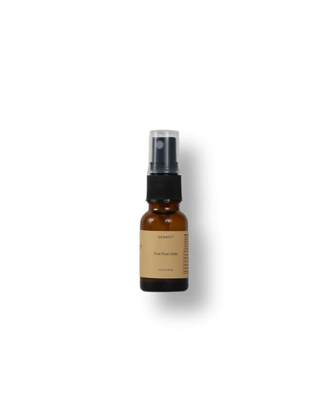 Dearist 100% Edible SteamDistilled Rose Water, Yercaud Roses, Gulab Jal, Face Toner, Makeup Setting Spray & Hair Mist, Hydrates