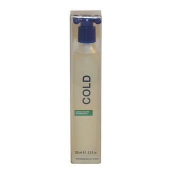 United Colors Of Benetton Cold Eau De Toilette Spray For Men, 33 Ounce