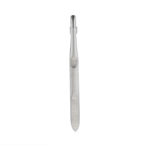 Yimart Stainless Steel Round Tip Eyebrow Tweezer - Silver, 1 Count, Model YIM06460