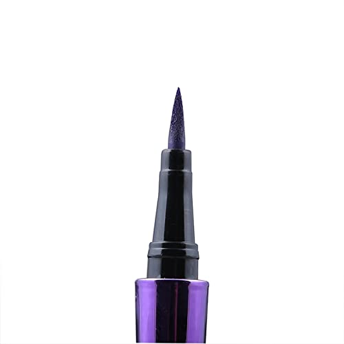 Clamy Stay On Eyeliner Color Pen 16 Hr Long Lasting Waterproof Smudge Proof, Unique Soft Texture, 0.8 Ml  Voilet