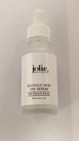 Jolie Glycolic Acid 10% Retexturizing Serum - Anti-Aging Skincare - Refines Skin Texture - Prevents Dehydration - Reduces Wrinkl