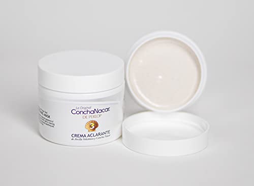 Concha Nacar Brightening Mask, 3 oz - Reduces Spots & Scars, Beige, Crema Aclarante Para Piel Manchas En Cara (Pack of 1)