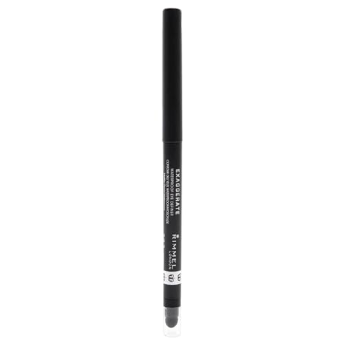 Rimmel London Exaggerate Eye Definer Crayon Waterproof - 263 Starlit Black Eyeliner Women 0.01 Oz