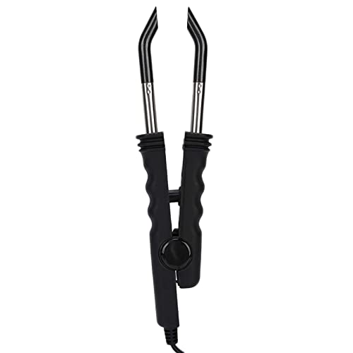 Hair Extension Iron, Portable Hair Extensions Connector Iron Adjustable Temperature Hair Connectors Wand Melting Tool for Salon 