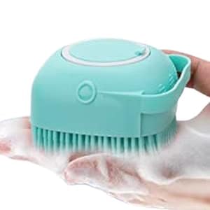 MKSL Silicon Massage Bath Brush Hair Scalp&Bathing Brush For Cleaning Body Blood_Circulation|Silicone Bath Wash Scrubber Cleaner