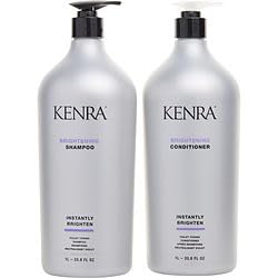 KENRA by Kenra, BRIGHTENING CONDITIONER AND SHAMPOO LITER DUO