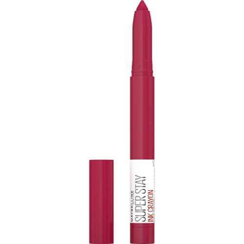 Maybelline Super Stay Ink Crayon Matte Longwear Lipstick Makeup, 120 Be Bold, Be You, 0.04 Oz