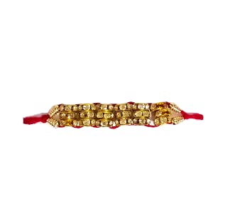 Rakhi With Roli And Rice For Brother And Bhabhi