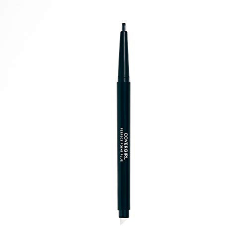 Covergirl Perfect Point Plus Eyeliner Pencil, Black Onyx Pack Of 1, Long-Lasting, Versatile Black Eyeliner, Soft Smudging Tip, N