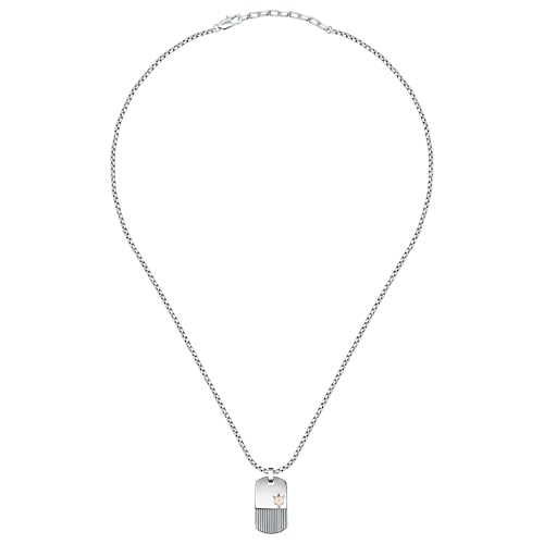 Maserati Jewels Stainless Steel Jm121Atk08 Necklace For Men