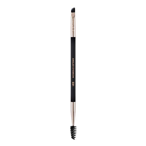 Profusion Cosmetics Professional Dual-Ended Spoolie Angled Eye Brow Brush for Precision Application and Blending of Eye Brow Pow