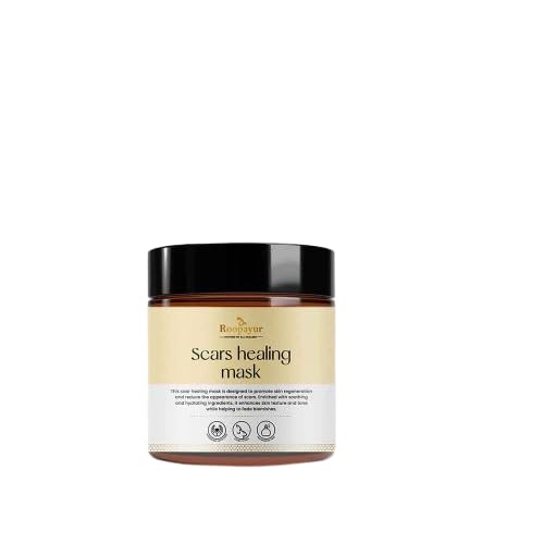 Roopayur Scars Healing Face Mask For Acne Scars Dark Spots & Blemish Removal Pimple Marks Skin Healing Hydrating Brightening Rep