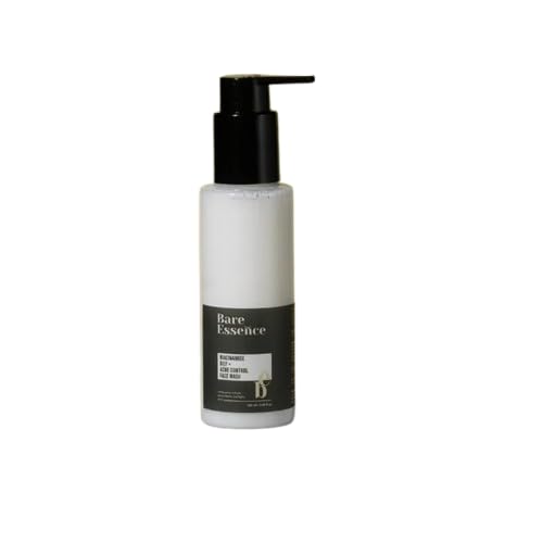 Bare Essence Niacinamide Acne Control Face Wash | Oil Balancing Breakout Reducing Gentle Cleanser For Clear Smooth Skin | Non Dr