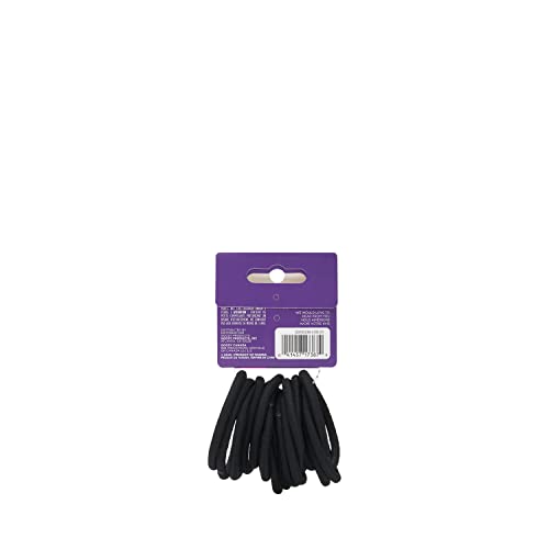 Goody Super Stretch Thick Hair Black Elastics, 15CT
