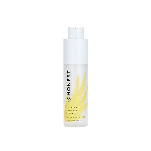 Honest Beauty Vitamin C Radiance Serum With Artichoke & Clover Extracts | Paraben Free, Dermatologist Tested, Cruelty Free | 1.0