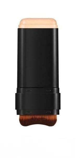 DualEnded Foundation Stick with Blending Brush,Full Coverage Concealer & Blurring Makeup, LongLasting, Natural SkinLike Finis