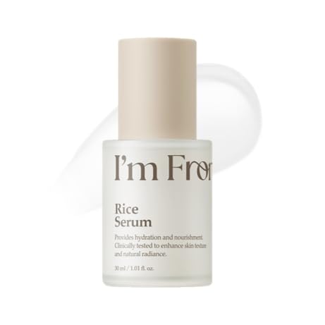 Im From Rice Serum, Glow Deep Soothing Rice Serum, Glass&Dewy, Hydration, Daily, All Skin Types, Korean Skin Care 1.01fl.oz