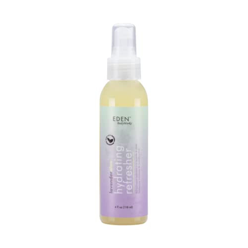 Eden Bodyworks Lavender Aloe Hydrating Refresher Spray (4 Oz) - Lightweight, Frizz Fighting Hair Mist For All Hair Types