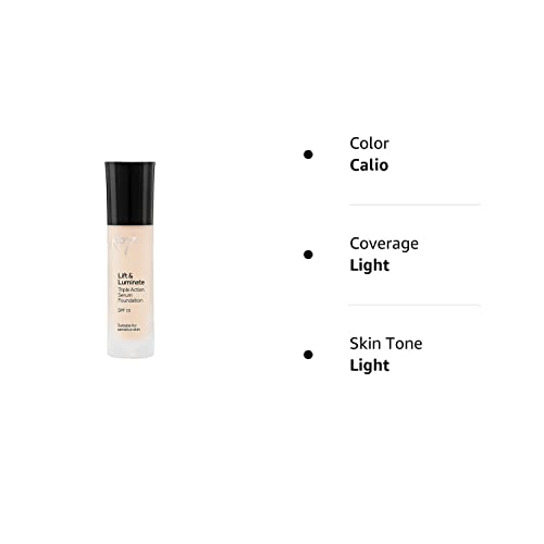 No7 Lift & Luminate Triple Action Serum Foundation calico