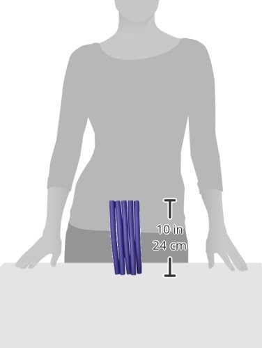Annie 01210 Soft Twist Rollers, Purple, 5 Count