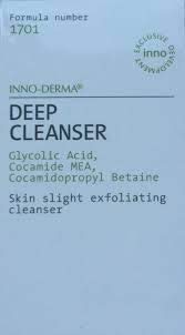 INNOAESTHETICS Deep Cleanser w/Glycolic Acid for Oily/Combination Skin-(Promotes Collagen Production)