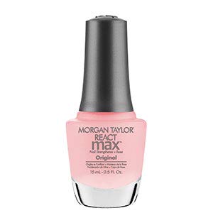 Morgan Taylor REACTmax Nail Strengthener & Extended Wear Base Coat - 2-in-1 Formula, Formaldehyde-Free, Strengthens, Nourishes &