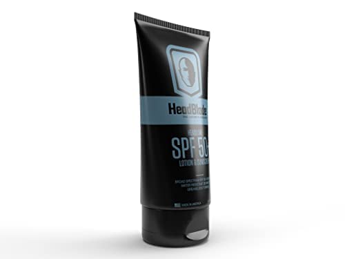 Headblade Headlube Spf 50 Men'S Lotion And Sunscreen - No Greasiness, Sweat Resistant, Formulated For Face, Body & Scalps - Wate