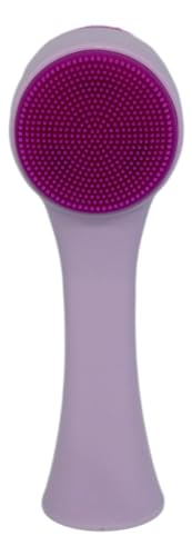 Cala Dual-Action Purple Facial Cleansing Brush
