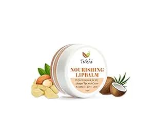Tvishi Nourishing Lipbalm  6 Gms | Ideal For Moisturizing Dry & Chapped Lips | Lip Balm With Almond Oil, Coconut Oil & Cocoa Bu