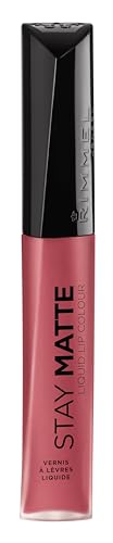 Rimmel London Stay Matte Liquid Lip Color With Full Coverage Kiss-Proof Waterproof Matte Lipstick Formula That Lasts 12 Hours -