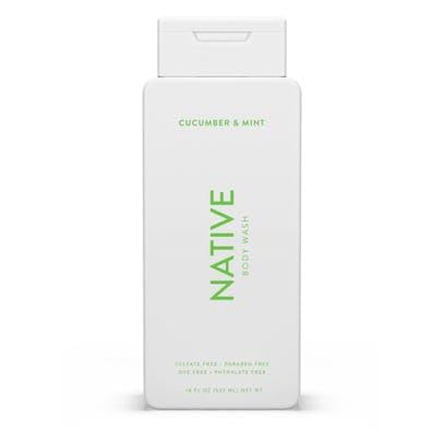Native Body Wash Cucumber & Mint - 18 fl oz, Pack of 2