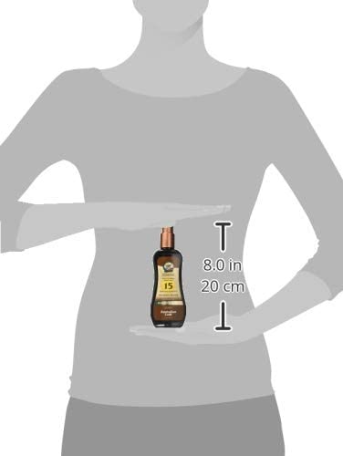 Australian Gold Exotic Blend Spray Gel Sunscreen With Instant Bronzer Spf 15-8 Fl Oz