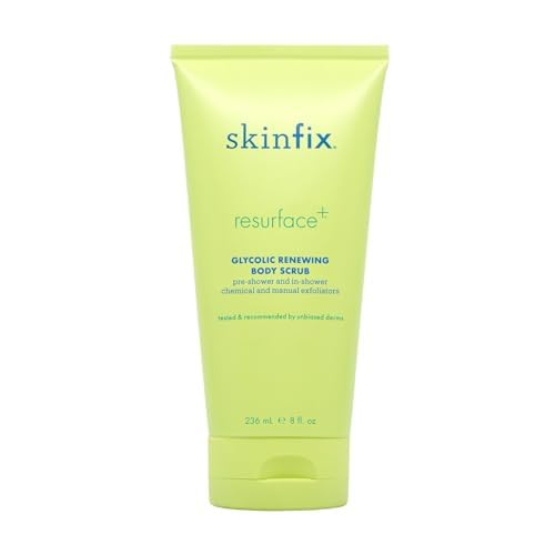 Skinfix Resurface+ Glycolic Renewing Scrub: A Double-Duty AHA BHA Exfoliant Scrub & Body Peel to Visibly Polish, Refine, Brighte