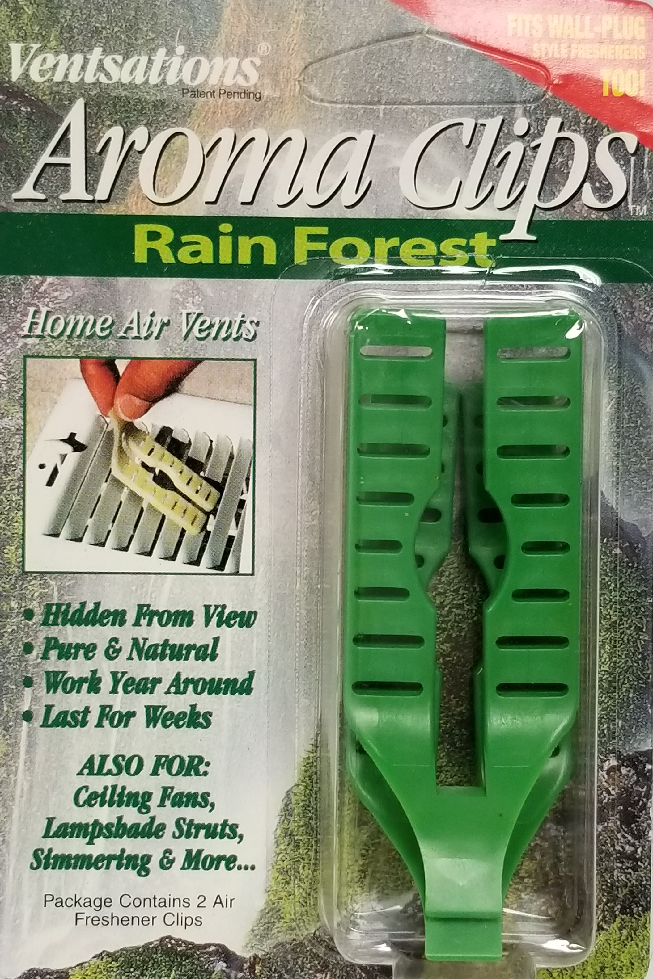 Aroma Clips Rain Forest