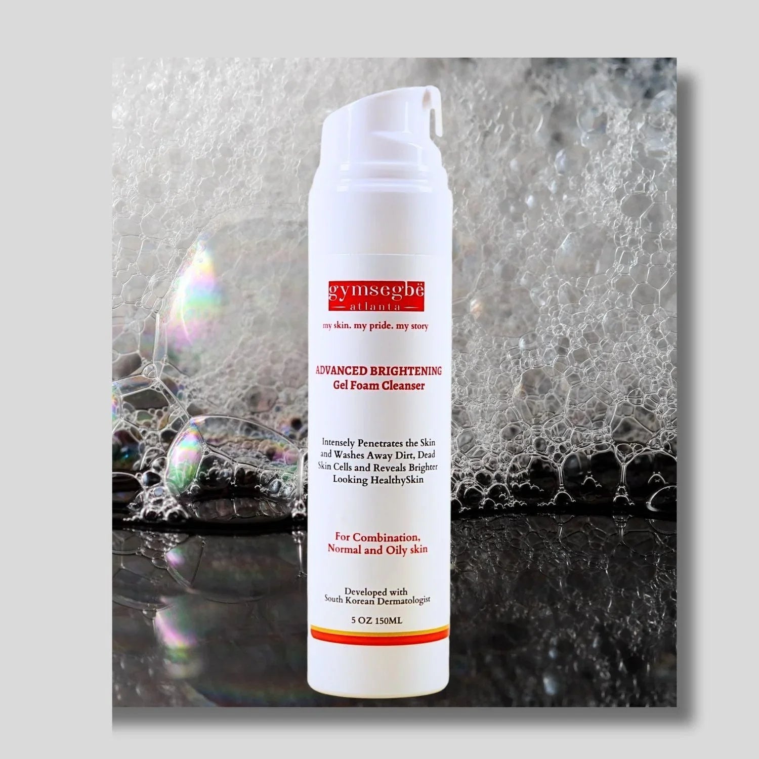Advanced Brightening Gel Foam Cleanser | Rice Extract