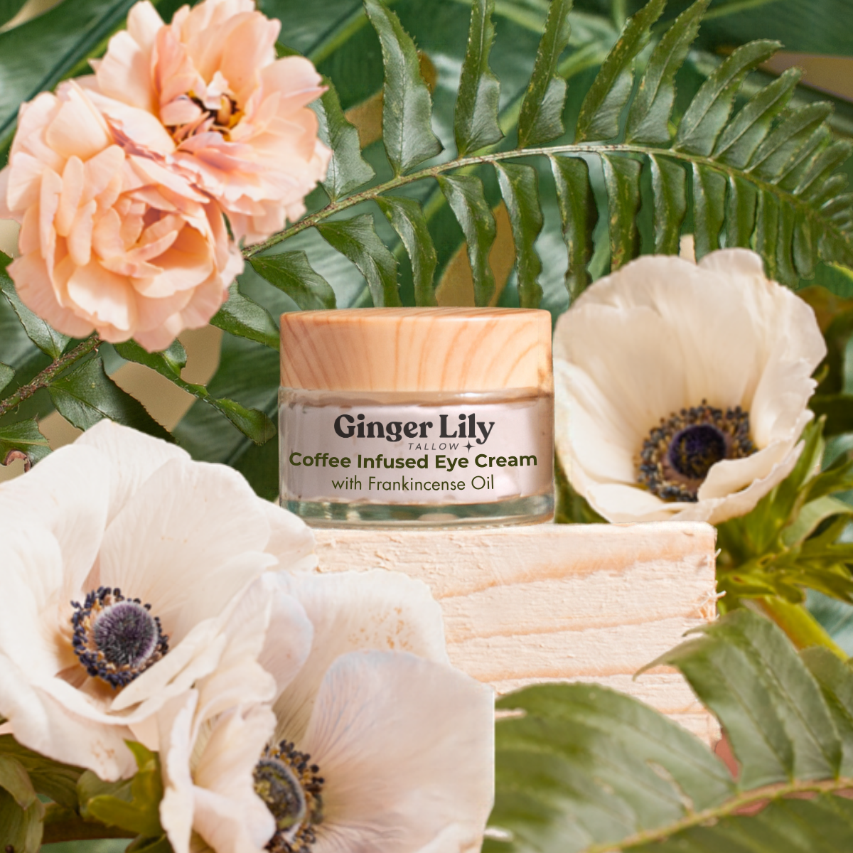 NEW! Eye Cream with Frankincense + Coffee