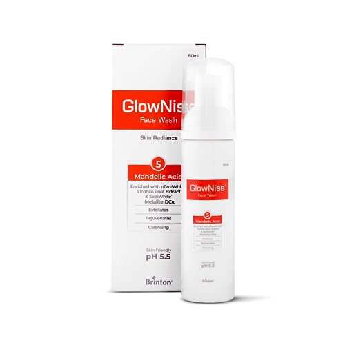 Brinton Glownise Deep Cleansing Skin Whitening Foam, No Parabens, Sulphate Free Face Wash, White, 60 Ml