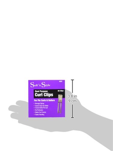 Soft N Style Dual Purpose Curl Clips,One Size