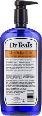 Dr Teal's Body Wash Gift Set - 3 Bottles, 24 oz Each - Soothe & Sleep, Glow & Radiance, Relax & Relief Scents with Essential Oils