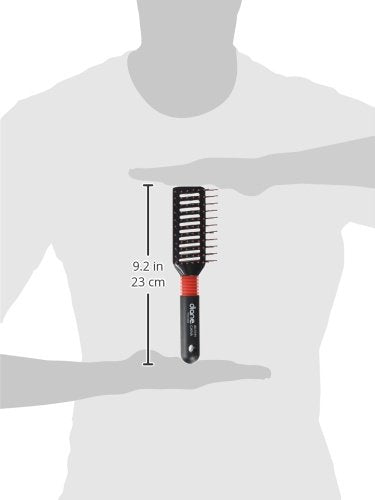 Diane Deluxe Tunnel 9 Row Brush, Red (D1044)