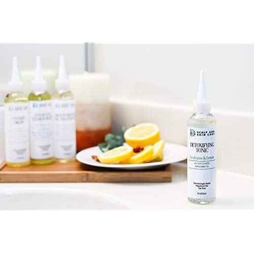 Design Essentials Scalp And Skin Care Detoxifying Tonic With Peppermint Oil, 4 Ounces