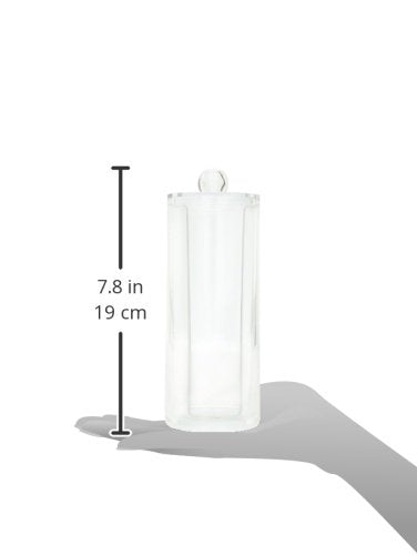 Danielle Creations Cylinder Acrylic Cotton Pad Dispenser